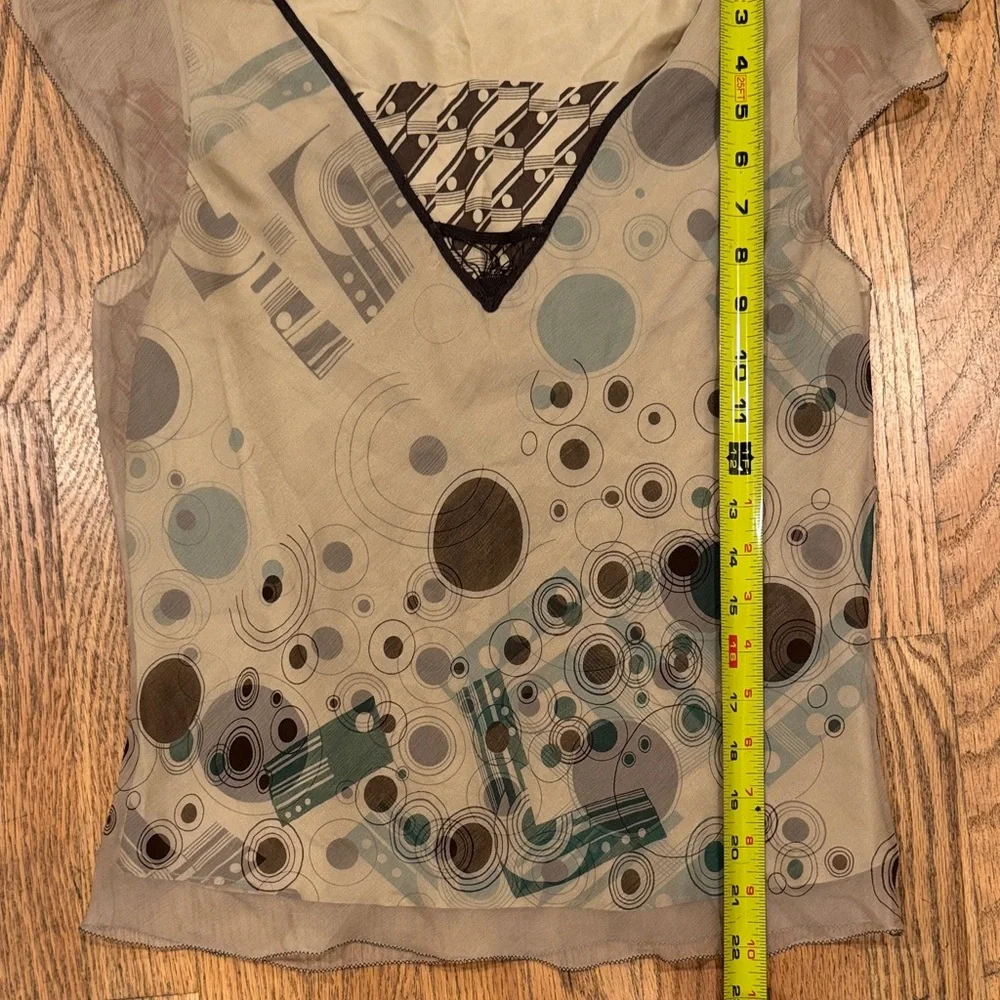 Max Studio Abstract Patterned Blouse - Picture 9 of 13